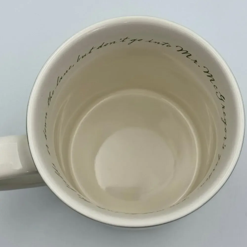 Williams Sonoma Peter Rabbit Mug Beatrix Potter Ceramic Coffee Cup Robin Spade